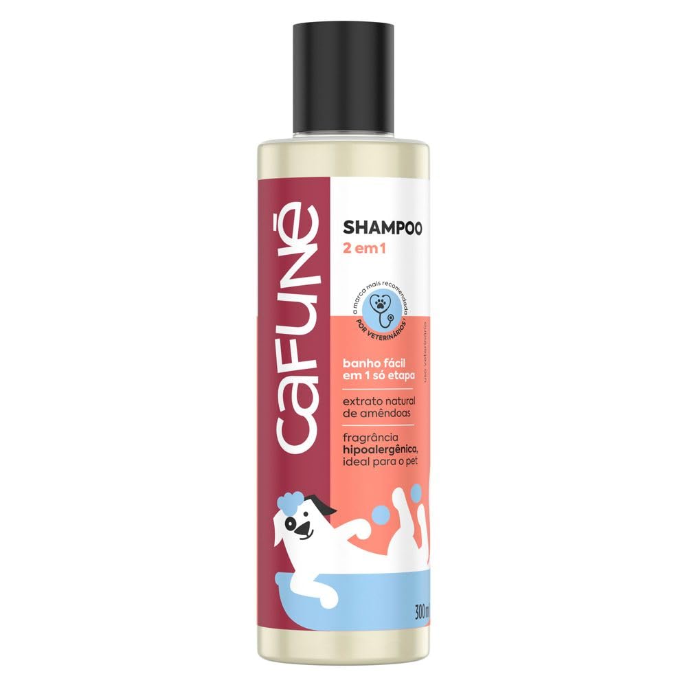 Cafuné Shampoo 2 Em 1 Para Cães E Gatos 300Ml : Amazon.com.br: Pet
